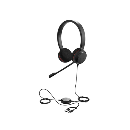 Jabra Evolve 20, USB C/A, MS Stereo